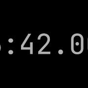 Countdown Timer 6 Minutes 42 Seconds 06 42 000 White On Black With Milliseconds