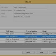 C Application Insert Delete Update Select In MS Access Database FoxLearn