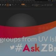 AskZBrush How Can I Create Polygroups Based On UV Islands