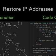93 Restore IP Addresses LeetCode