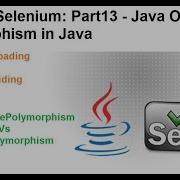 Java For Selenium Part13 What Is Polymorphism In Java