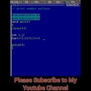 C Program To Print Number Pattern Shorts Reels Coder Coding Code