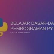 2 Tipe Data Variable Dan Komentar Belajar Dasar Pemrograman Python