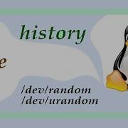 Linux Tee History Dev Random Dev Urandom