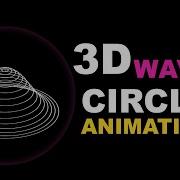 3D Wave Circle Loading Animation Using Html Css