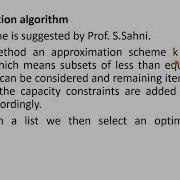 Approximation Algorithm For Knapsack Problem