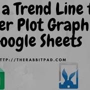 How To Add A Trendline In Google Sheets Scatter Plots