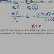Gen Chem 1 Molarity And Dilution Practice Problems Pt 2