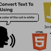 Create Text Into Speech Web App Using Html Css And Javascript Web Development Web Projects