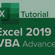 Excel 2019 VBA Advanced Tutorial