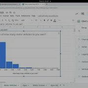 MTH105 Google Sheets Histograms