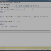 SQL Basic Control Flow