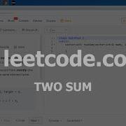 Problem Analysis 1 Leetcode Com Two Sum C Solution