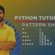 Python Pattern Programs Printing Stars In Right Angle Triangle Shape Star Pattern In Hindi