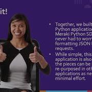 From The DevNet Create 2020 Archive Meraki APIs A Quick Guide To Python And Our Latest Updates