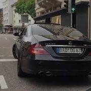Mercedes CLS 63 AMG Exhaust Acceleration Kickdown Sound