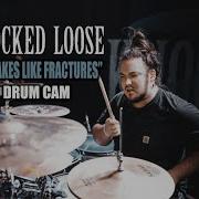 Knocked Loose Mistakes Like Fractures Drum Cam LIVE