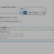 Nested While Loops With Strings Java One