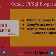 Oracle PL SQL Tutorial For Beginners Cursors In Oracle Part 3 Cursor For Loop With Example