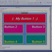 Visual Studio 2019 WPF VB NET Using The Grid Layout And Button Controls