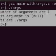 1 Command Line Arguments In C English
