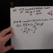Probability Uniform Continuous Example Finding The Cumulative Distribution Function 1 Of 2