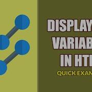 Display PHP Variables In HTML