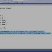 C Format Output Setw Fixed Setprecision
