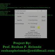 Python Source Code For Audio Steganography Secret Message Hiding In Audio Python Project Code