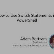 How To Use Switch Statements In PowerShell