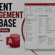 Creating Students Management Database In Microsoft Access Full Tutorial