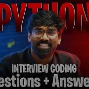 30 Python Interview Coding Question Answer Data Science Course In Tamil