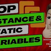 Master OOP Instance And Static Variables In Python OOP Tutorial