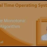 Lecture 8 Rate Monotonic Algorithm