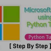 Draw Microsoft Logo Using Python Turtle Step By Step Tutorial Python Tutorial Python