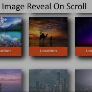 Image Reveal On Scroll JQuery CSS Animation