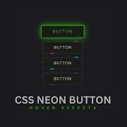 CSS Neon Button Hover Effects HTML CSS Tutorial