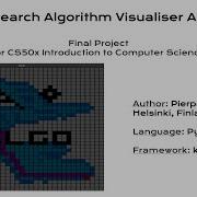A Algorithm Visualiser CS50 Final Project