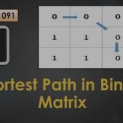 Shortest Path In Binary Matrix BFS Approach O M N Solution