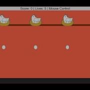 Rescue The Eggs Game Using JavaScript