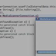 Android Application Development Tutorial 110 Media Scanner Connection