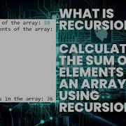 What Is Recursion Calculate The Sum Of Numbers In An Array Using Recursion Java Example