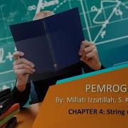 Operasi String Manipulasi String Pemrograman 3 JAVA Basic