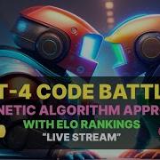 GPT 4 Code Battles A Genetic Algorithm Approach