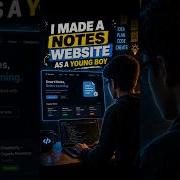 I Made A Notes Website As A Young Boy Coding Ai Tools Project Trends Trending Shorts Video Viral