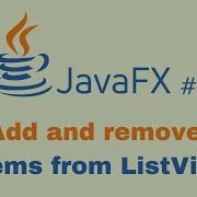 Курс для начинающих по JavaFX и Scene Builder IntelliJ 7 Добавление и удаление элементов из L