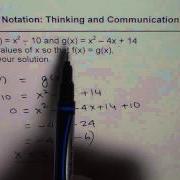 Find Point Where Two Functions Are Equal