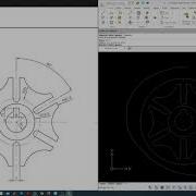 DraftSight For Beginners Example 40 French MOTIF CIrculaire