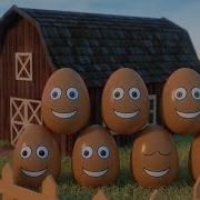 Learning Colors And Numbers Song Colorful Eggs On The Farm