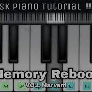 Memory Reboot VØJ Narvent Perfect Piano Tutorial
